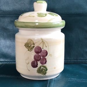 Mulberry Ceramic Canister with Lid